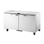 True TUC-60F-HC~SPEC3 - Undercounter Freezer, -10°F, (2) solid doors, stainless steel sides